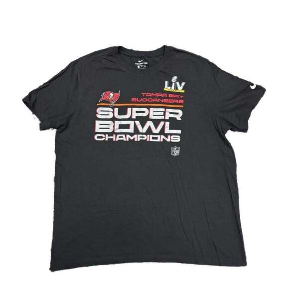 Nike Other - Nike NFL Tampa Bay Buccaneers Super Bowl LV Champions T-Shirt Black XL